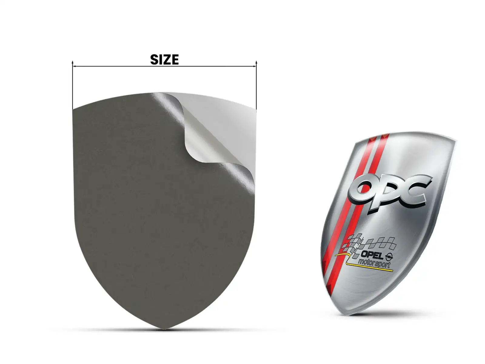 OPC Adesivi Aziendali Personalizzati Stile Elite Multiuso